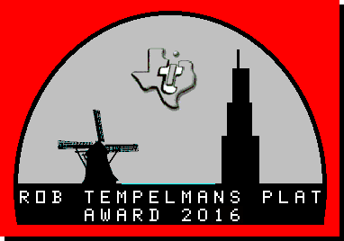 Rob Tempelmans Plat Award