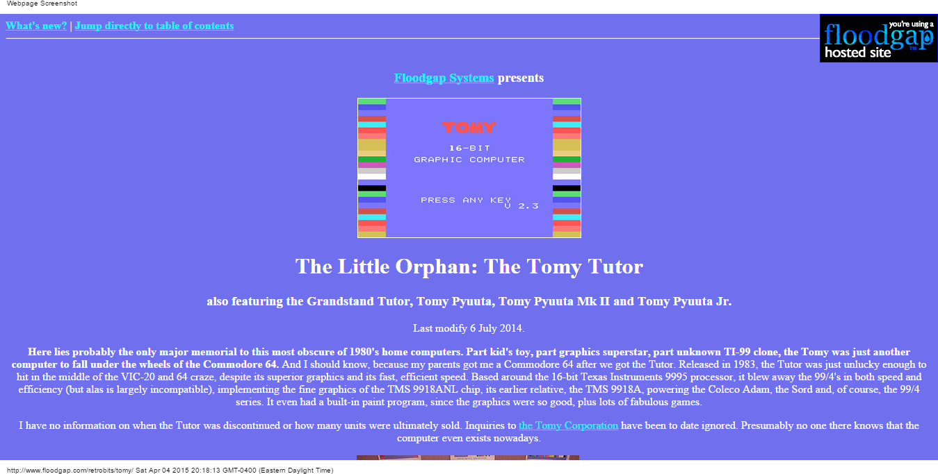 Details : The Little Orphan: The Tomy Tutor