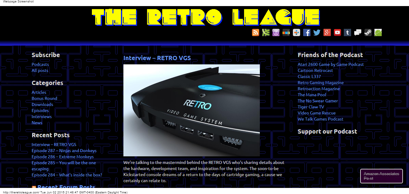 Details : The Retro League