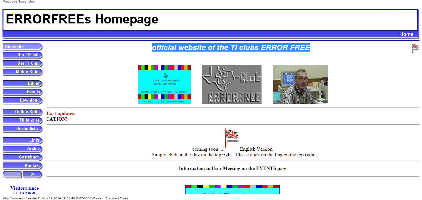 Details : Error Frees Homepage
